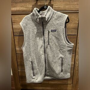 Men’s Better Sweater Fleece Patagonia Vest in grey size XL